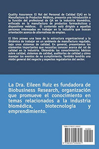 Libro: Quality Assurance: El Rol del Personal de QA en la Industria de Manufactura de Productos Médicos (Spanish Edition, Paperback)